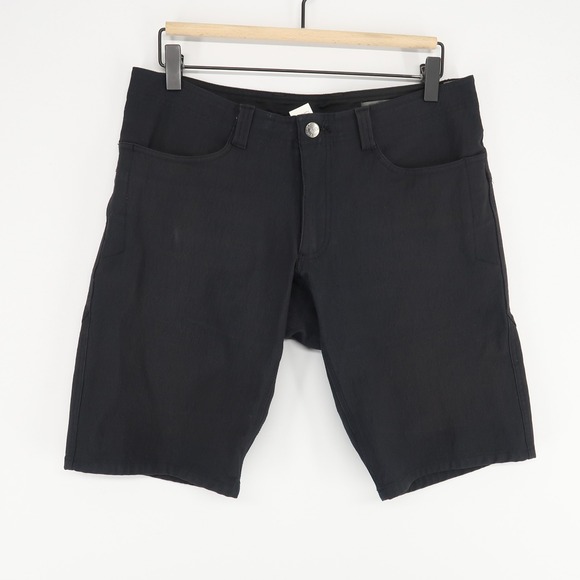 Other - Swrve Cigarette Shorts Mens 32 Black Skinny Fit Durable‎ Cotton Cycling DWR